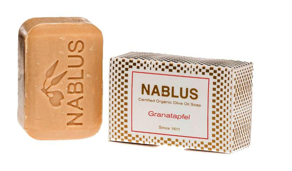 Produktfoto zu Olivenseife Granatapfel aus Nablus in Palästina