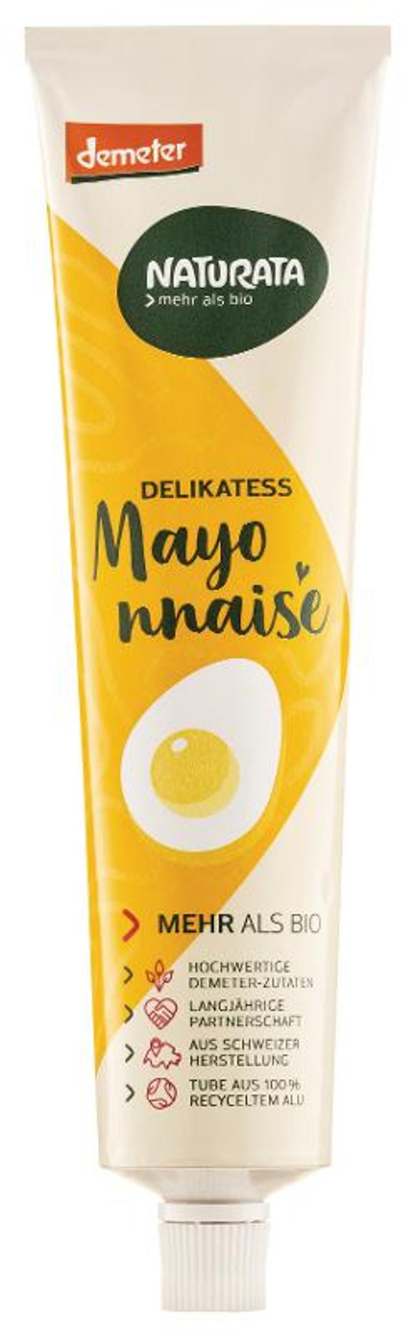Produktfoto zu Delikatess Mayonnaise Tube von Naturata