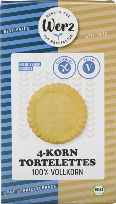 Produktfoto zu 4 Korn Tortelettes glutenfrei von Werz