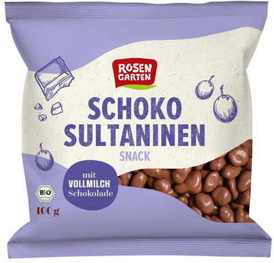 Produktfoto zu Schoko Sultaninen von Rosengarten