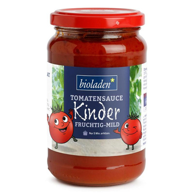 Produktfoto zu Kinder Tomatensauce mit Apfelsüße von bioladen