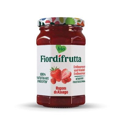 Produktfoto zu Fruchtaufstrich Erdbee & Walderdbeere von Fiordifrutta