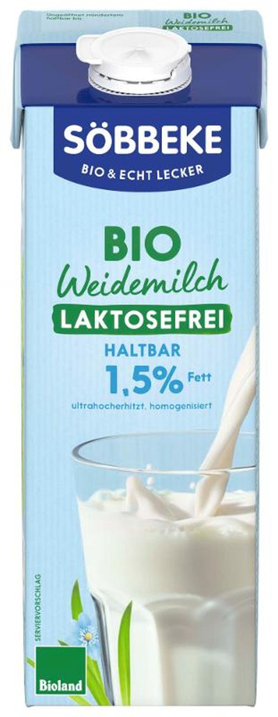 Produktfoto zu H-Milch, laktosefrei, 1,5% - 12 Stück von Söbbeke