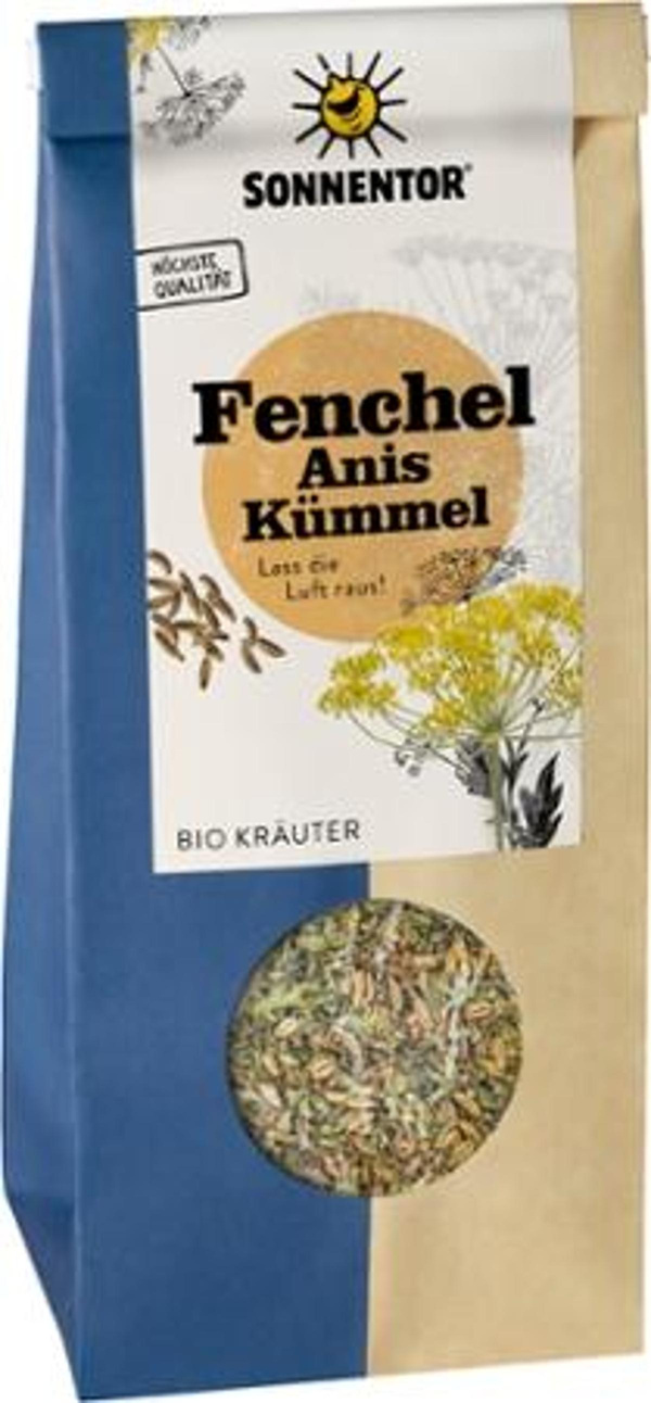 Produktfoto zu Fenchel Anis Kümmel Tee, lose von LEBENSBAUM