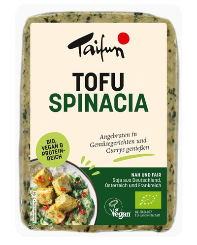 Produktfoto zu Tofu Spinacia  von Taifun