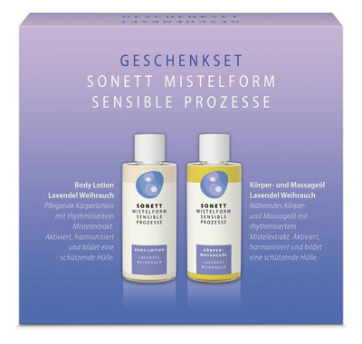 Produktfoto zu Geschenkset Mistelform Lavendel-Weihrauch von Sonett