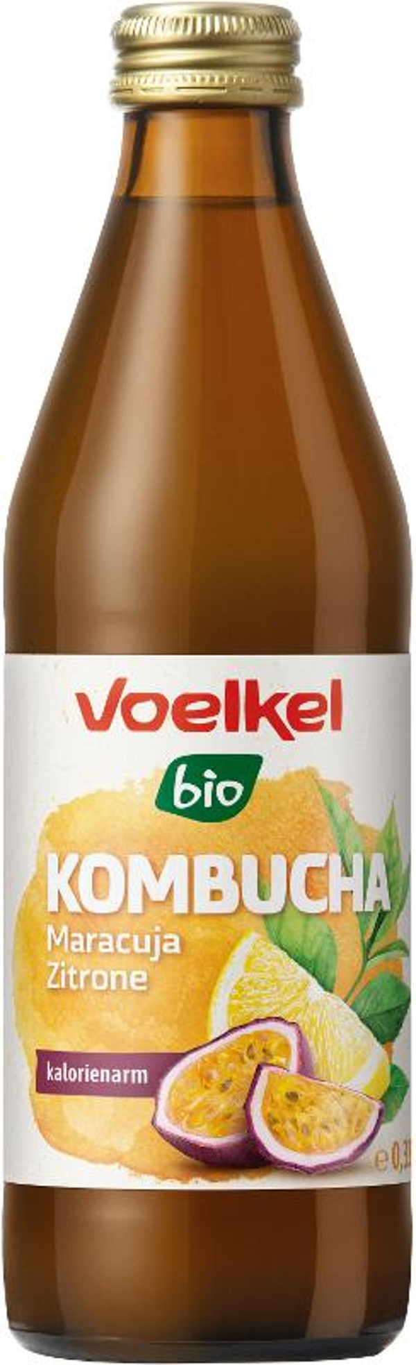 Produktfoto zu Kombucha Maracuja Zitrone von Voelkel