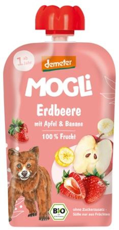 Produktfoto zu Quetschie Erdbeere-Apfel-Banane von Mogli