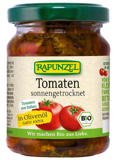 Produktfoto zu getrocknete Tomaten in Olivenöl von Rapunzel