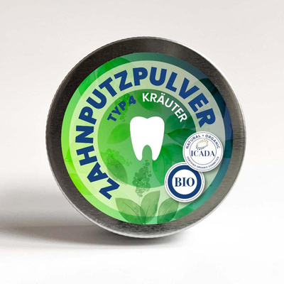 Produktfoto zu Zahnputzpulver Kräuter Typ 4