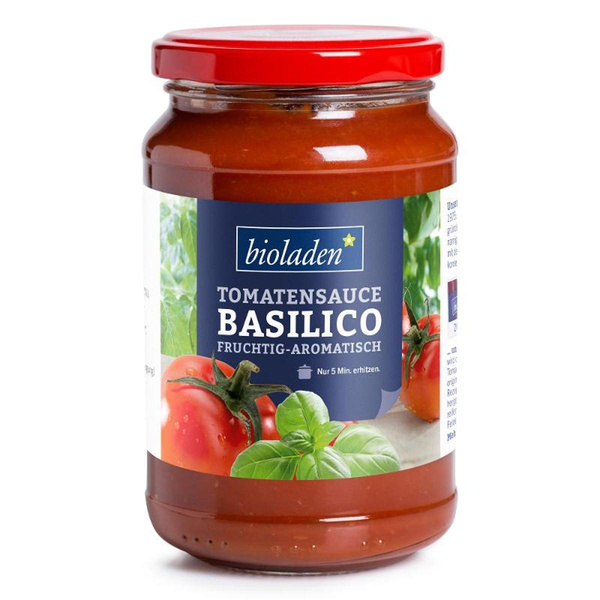 Produktfoto zu Tomatensauce Basilico von bioladen