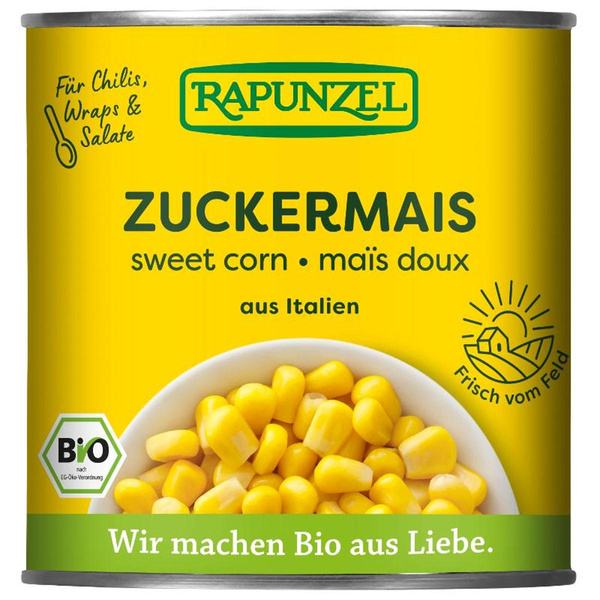 Produktfoto zu Zuckermais in der Dose von Rapunzel