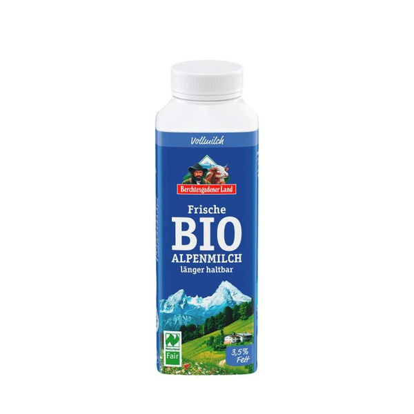Produktfoto zu Frische Alpenmilch 3,5% Tetra von Bechtesgadener Land Bio