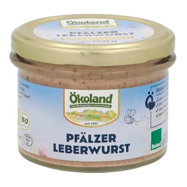 Produktfoto zu Pfälzer Leberwurst im Glas von Ökoland