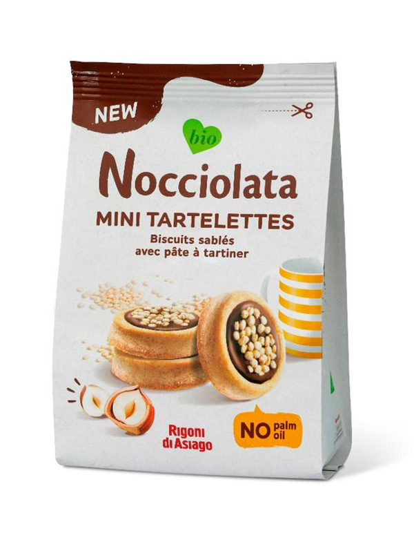 Produktfoto zu Nocciolata Tartelettes original Rigoni di Asiago