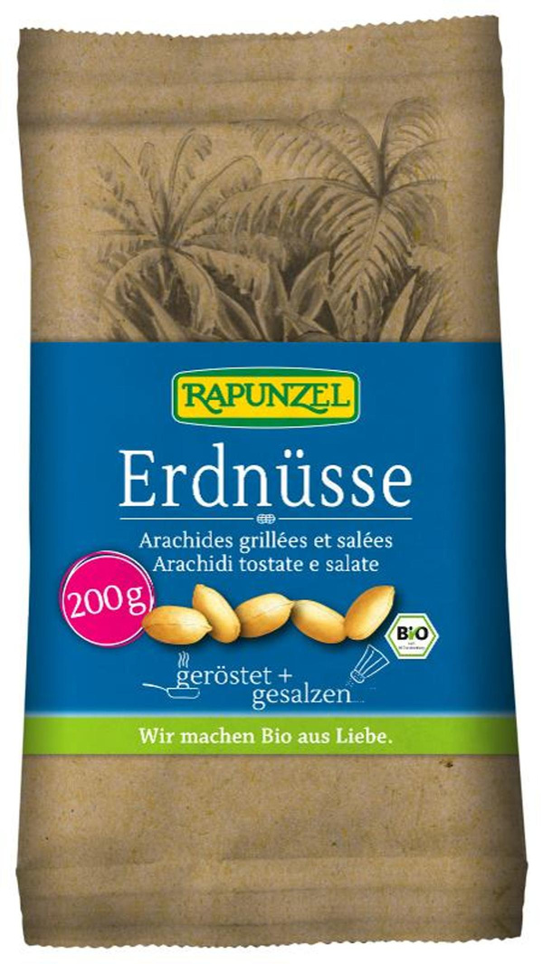 Produktfoto zu Erdnüsse gesalzen und geröstet von Rapunzel