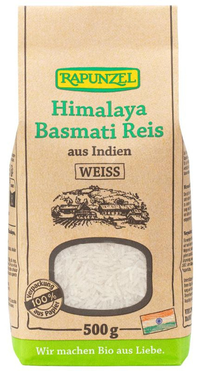 Produktfoto zu Himalaya Basmati Reis, weiß von Rapunzel