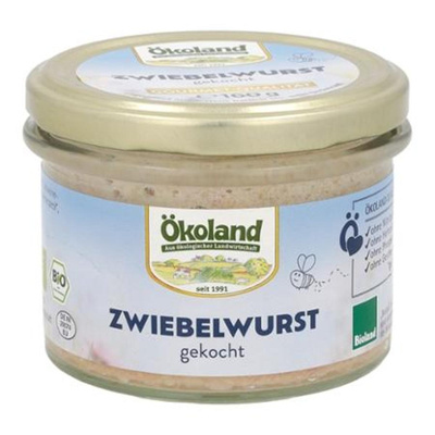 Produktfoto zu Zwiebelwurst, gekocht von Ökoland