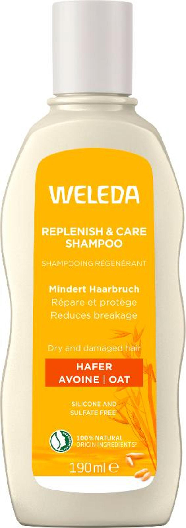 Produktfoto zu Hafer Aufbau Shampoo von Weleda