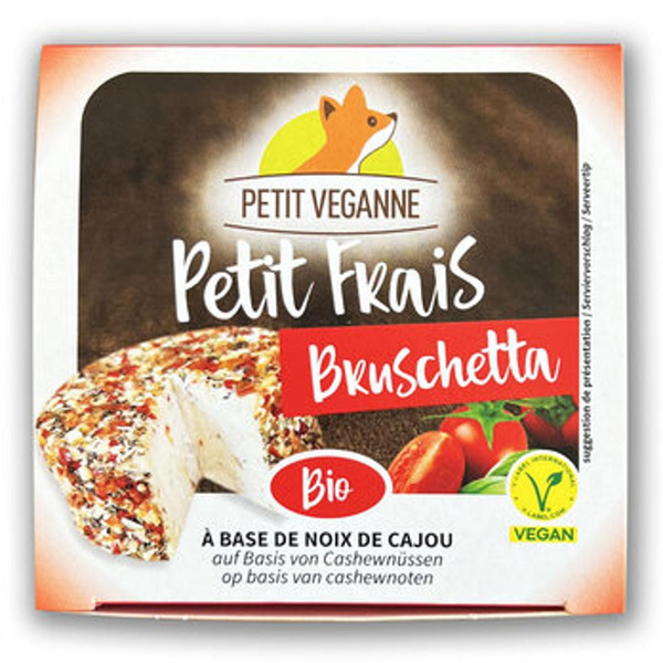 Produktfoto zu Petit Frais Bruschetta Alternativ zu Camembert von Petit Veganne