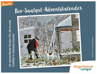 Produktfoto zu Saatgut Adventskalender von Bingenheimer Saatgut
