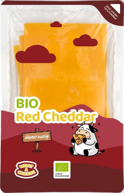 Produktfoto zu Red Cheddar in Scheiben von Vallee Verte