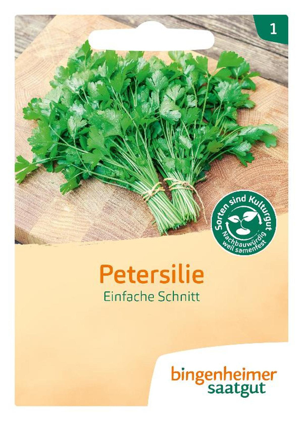 Produktfoto zu Saatgut Petersilie von Bingenheimer Saatgut