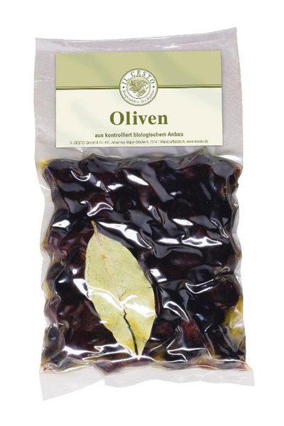 Produktfoto zu Marok. Oliven getrocknet, schwarz mit Stein von Il Cesto