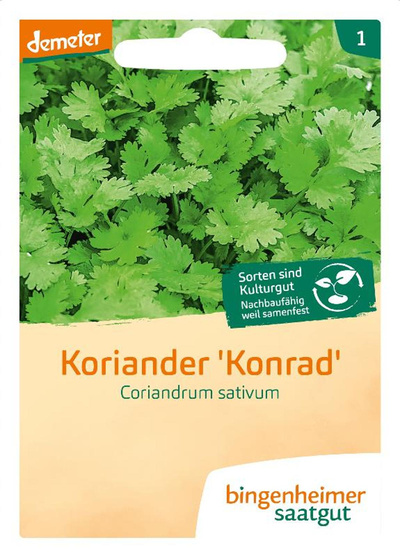 Produktfoto zu Saatgut Koriander von Bingenheimer Saatgut