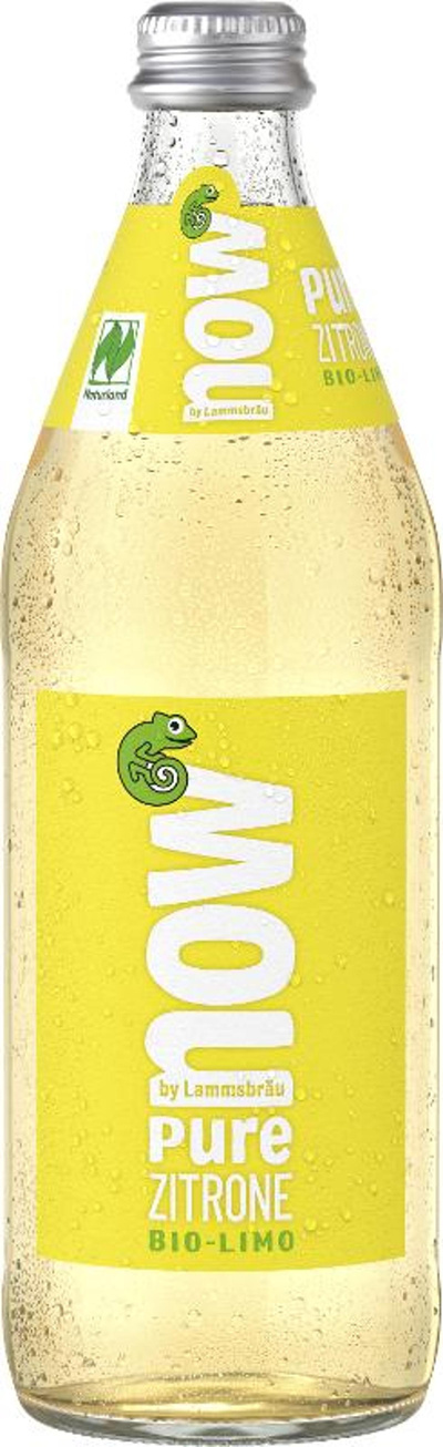 Produktfoto zu 10er Kasten now Pure Zitrone von Lammsbräu