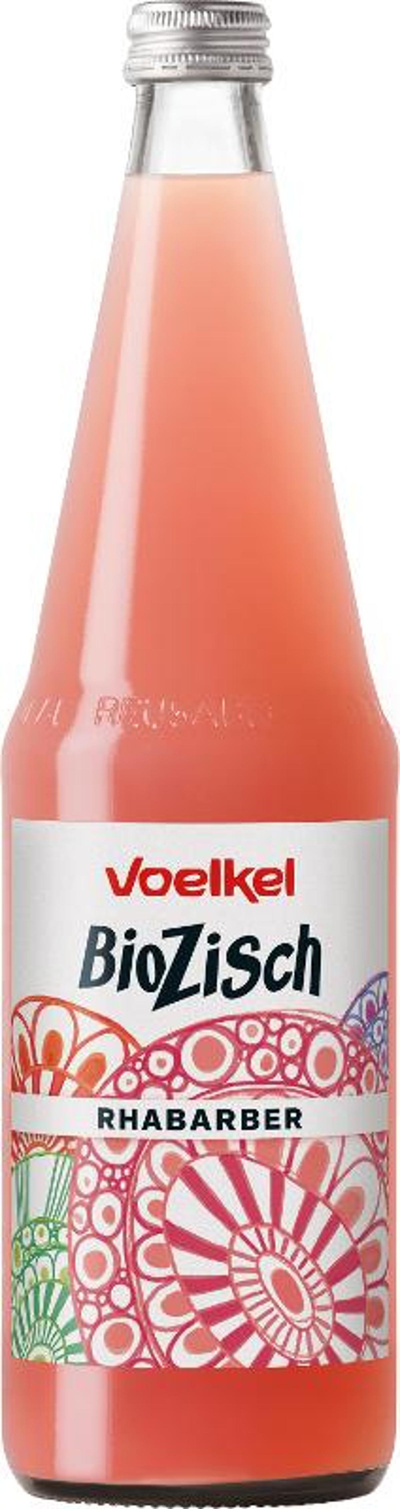 Produktfoto zu 6er Kasten Bio-Zisch Rhabarber von Voelkel