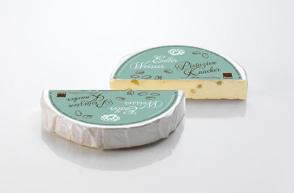 Produktfoto zu Edler Weisser Brie Pistazien-Knacker, mind. 50% von ÖMA