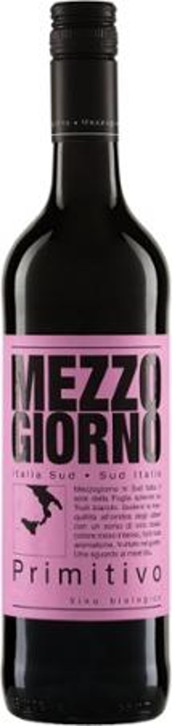 Produktfoto zu MEZZOGIORNO Primitivo IGT