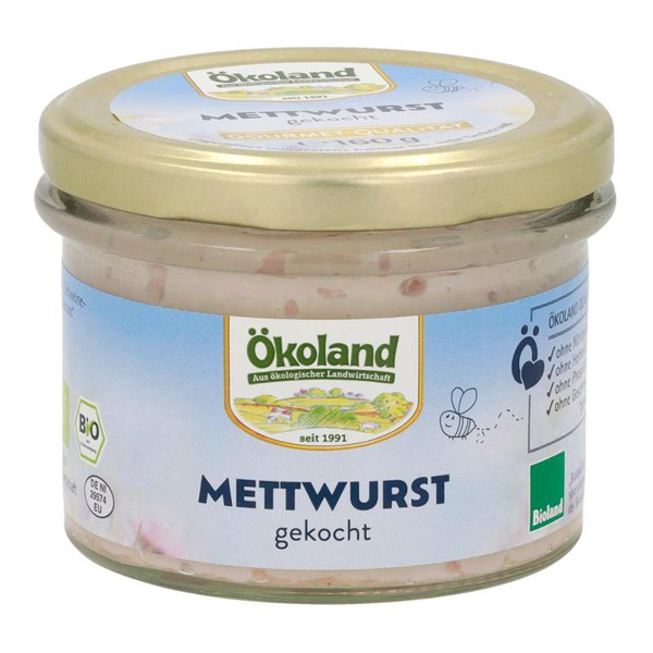 Produktfoto zu Mettwurst im Glas von Ökoland