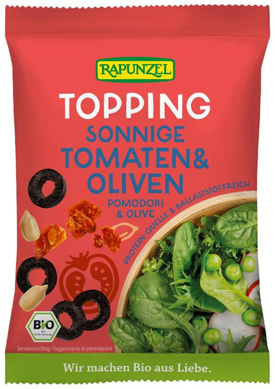 Produktfoto zu Topping Sonnige Tomaten & Oliven von Rapunzel