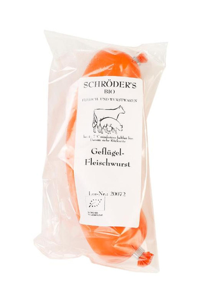 Produktfoto zu Geflügel Fleischwurst am Stück von Schröders
