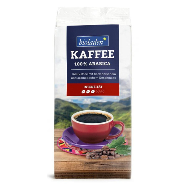 Produktfoto zu Kaffee Arabica gemahlen, mild von bioladen