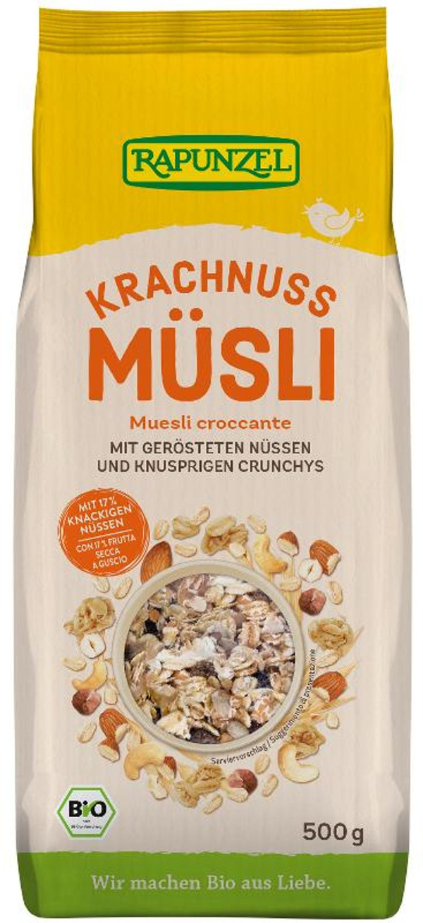 Produktfoto zu Krachnuss Müsli von Rapunzel