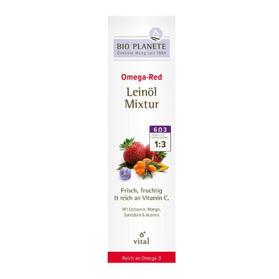 Produktfoto zu Leinöl Mixtur - Omega Red von BIO PLANÈTE