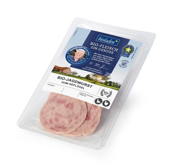Produktfoto zu Geflügel Jagdwurst von bioladen