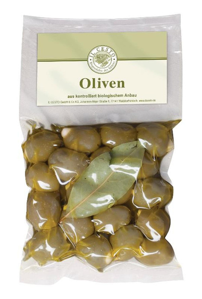 Produktfoto zu Griechische Oliven mit Mandeln gefüllt von Il Cesto