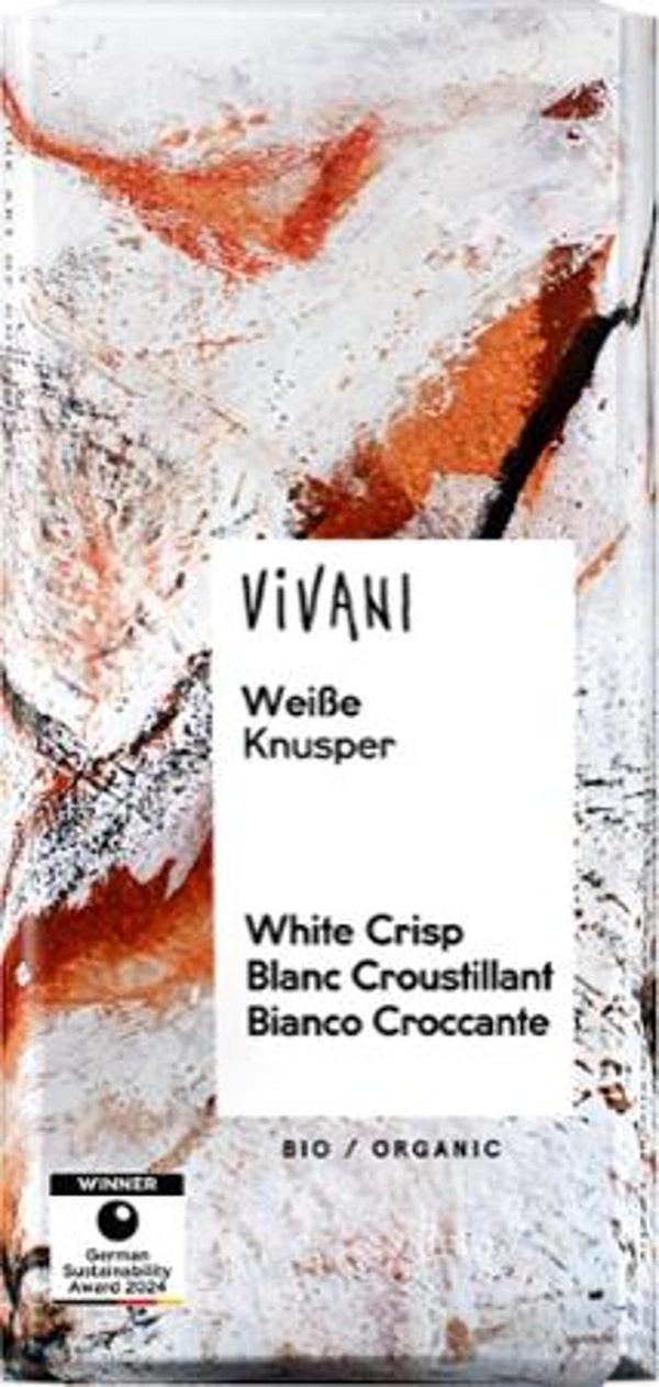 Produktfoto zu Schokolade Weisse Knusper von Vivani