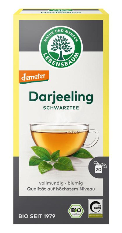 Produktfoto zu Schwarztee Darjeeling Ambootia Teebeutel von Lebensbaum