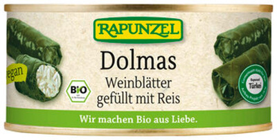 Produktfoto zu Dolmas Weinblätter gefüllt mit Reis von Rapunzel