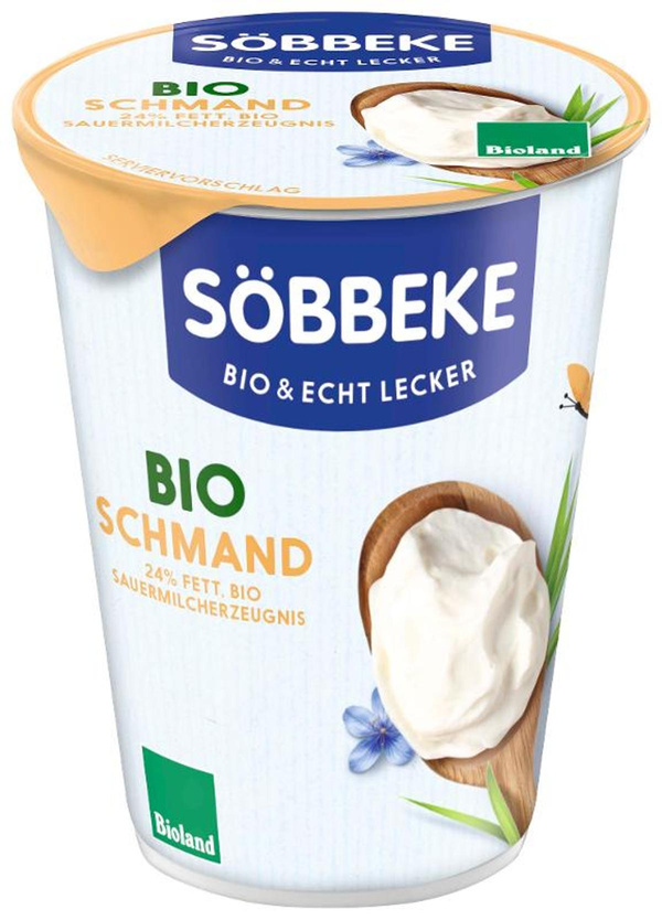 Produktfoto zu Schmand im Becher 24% von Söbbeke