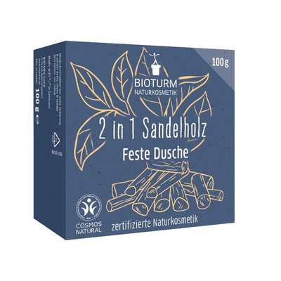 Produktfoto zu Feste Dusche Sandelholz von Bioturm
