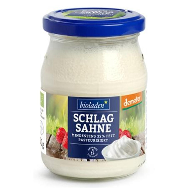 Produktfoto zu Schlagsahne 32% im Glas von bioladen