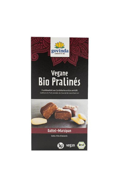 Produktfoto zu Vegane Pralinés Dattel Marzipan von Govinda
