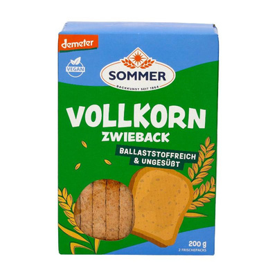 Produktfoto zu Vollkorn Zwieback von Sommer