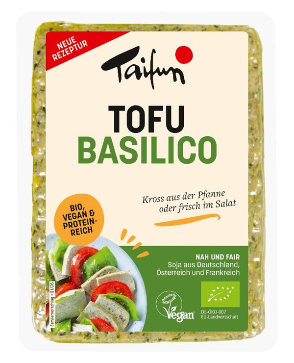 Produktfoto zu Tofu Basilico von Taifun